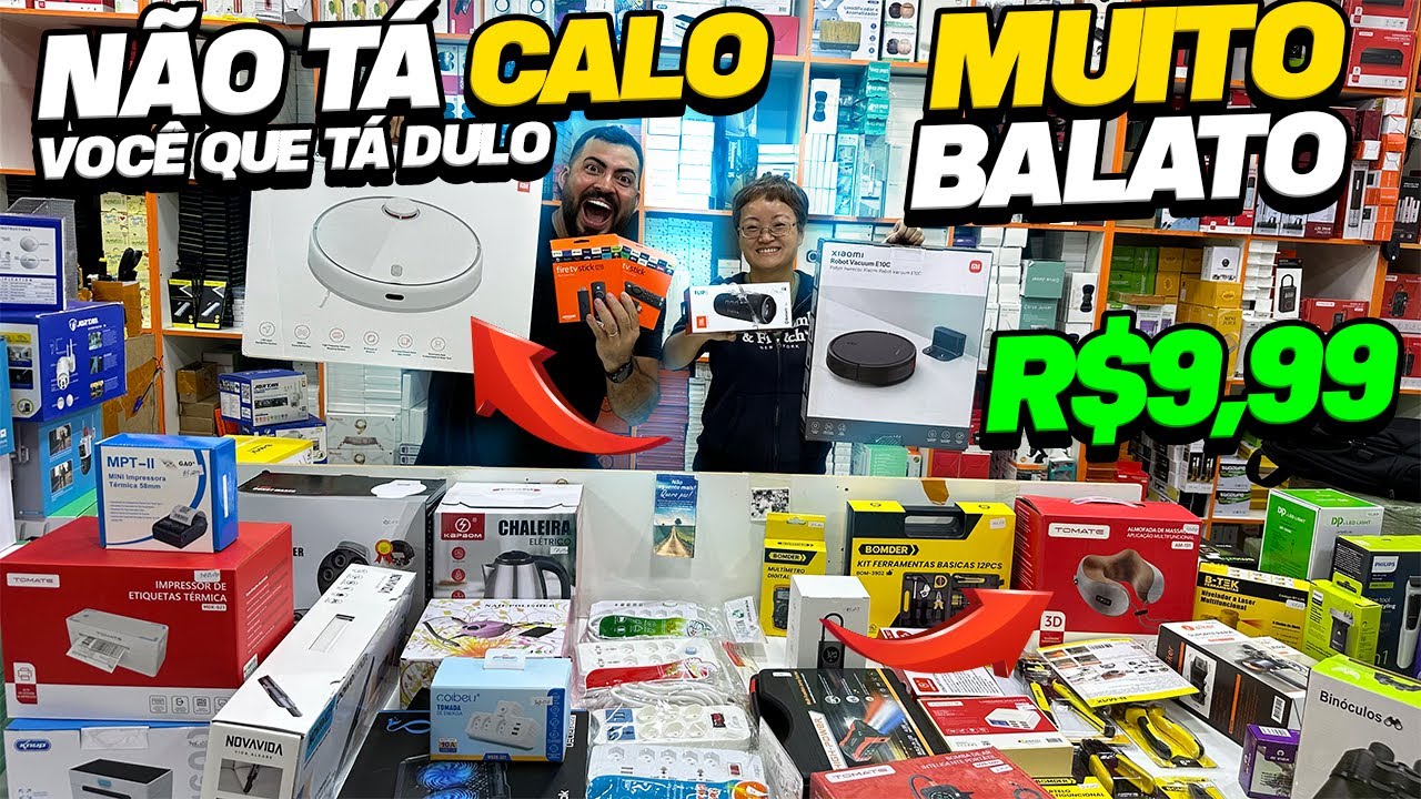 VOLTEI NA MAIOR DISTRIBUIDORA CHINESA DO BRÁS! MAIS DE 2.500 PRODUTOS NOVIDADES “PLA GANHA DINHELO”