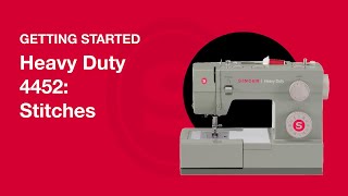 Singer Heavy Duty 4452 Sewing Machine - Recertified