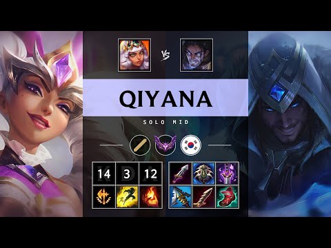 Qiyana Mid vs Sylas: Legendary - KR Master Patch 14.21