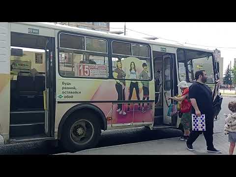 два автобуса Паз 32054 маршруты:17а,15