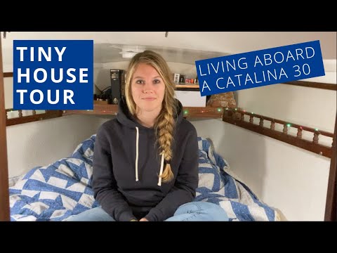 Tiny House Tour: Living Aboard a Catalina 30