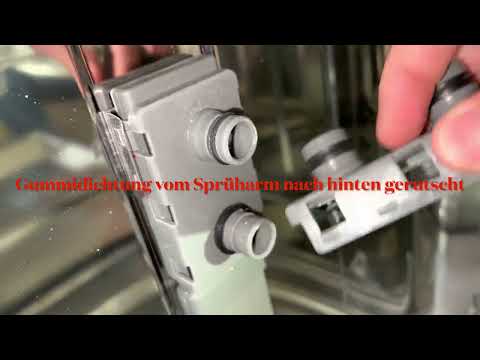 Geschirrspüler wäscht nicht sauber. Rückstände auf dem Geschirr.