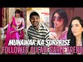 Munawar followed Gulabi Saree trend | Munawar ka Surprise 😮 #munawarfaruqui #madztalk