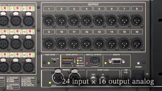 Video thumbnail for Roland　Digital Snake Stage Unit S-2416 by RolandChannel