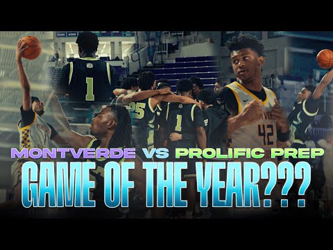 #1 Prolific Prep led by 5⭐s just LOST to MONTVERDE in the GAME OF THE YEAR 🤯🤯🤯