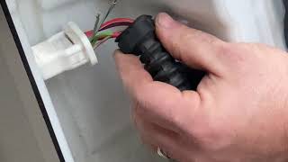 Repairing broken wires in a door jamb 2009 Dodge Ram