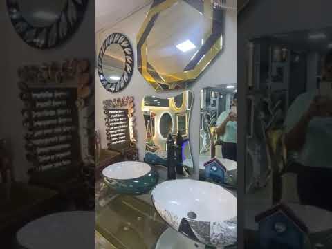 Sparkle PVC Vanity Full Set, Size: Mirror 18x24 Inch