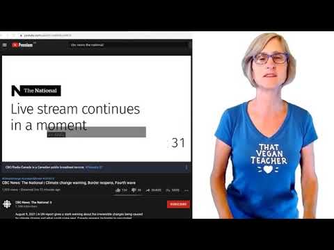 That Vegan Teacher Grills Trudeau Over Environmental Crisis.