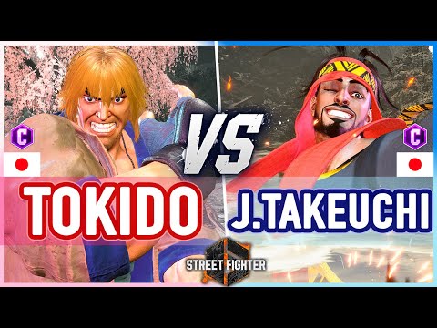 SF6 🔥 Tokido (Ken) vs John Takeuchi (Rashid) 🔥 Street Fighter 6