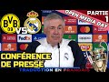 CONFERENCE DE PRESSE FR - UEFA OPEN MEDIA DAY | Dortmund vs Real Madrid | Ancelotti (Part 1)