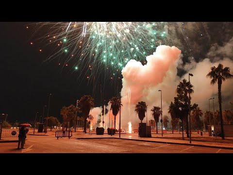 Gran Mascleta Nocturna Mislata 2024 [4K] - Pirotecnia del Mediterráneo