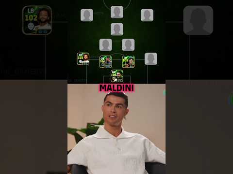 Cristiano Ronaldo Picked His Ultimate Dream XI 😱🔥 #efootball2024 #efootball2023 #efootball