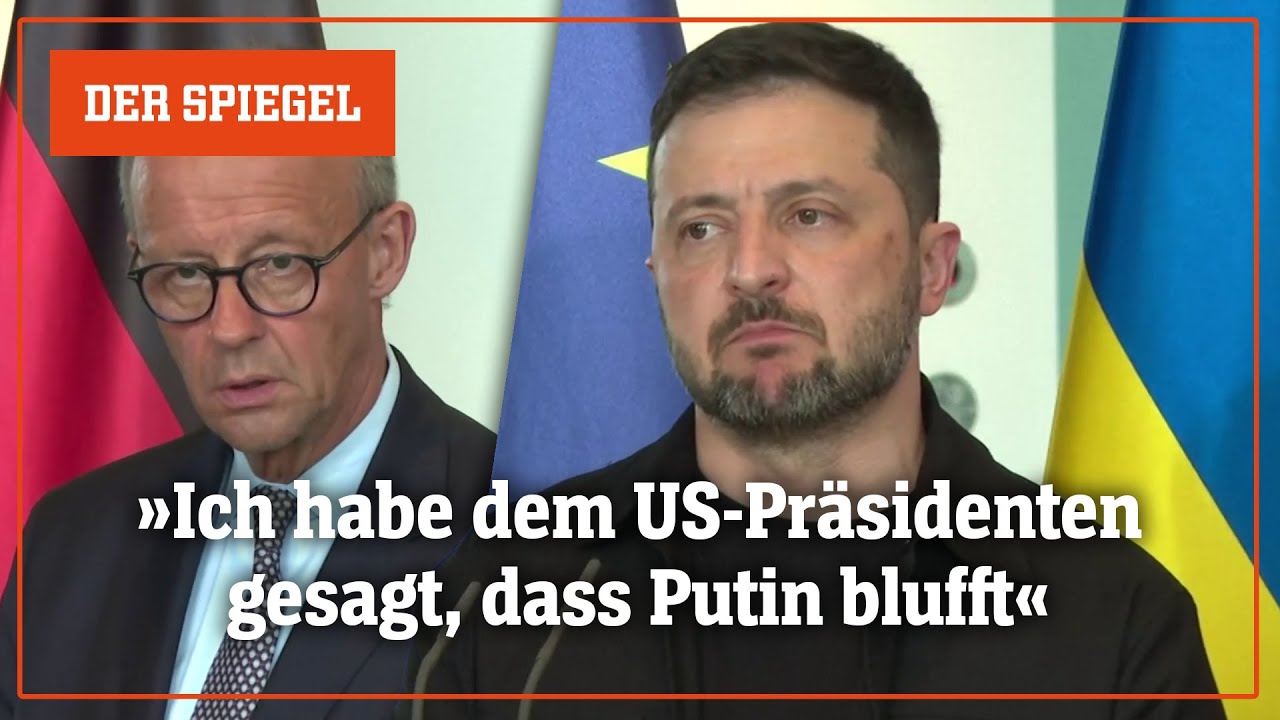 Wolodymyr Selenskyj beim Ukraine-Gipfel in Berlin | DER SPIEGEL