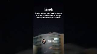 Outro ângulo mostra momento em que drone iraniano atinge prédio residencial no Bahrein
