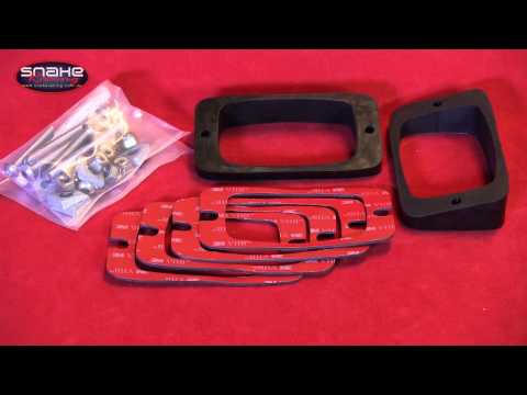 15 Degree Angled Mount SRM Flush Mount Kit Rigid industries - Snake Racing