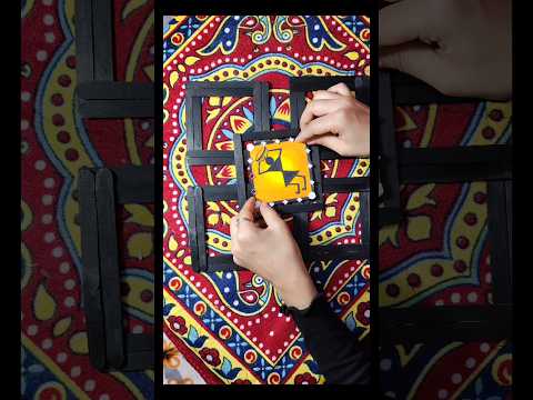 Ice cream Stick diy😍(Easy To Make) #diy#wallhanging#icecreamstickcraftideas#createbyvanshu#500subs