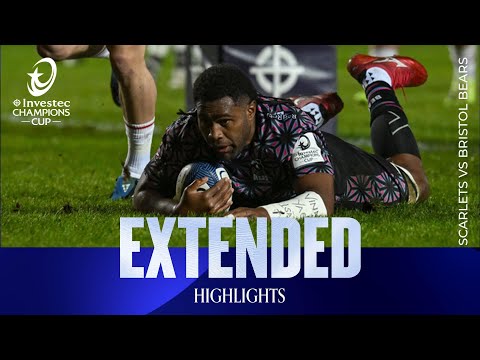 Bears Hold On! | Scarlets v Bristol Bears | Investec Champions Cup Extended Highlights