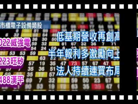 【老伯講股】下週推薦個股（2022/08/14）