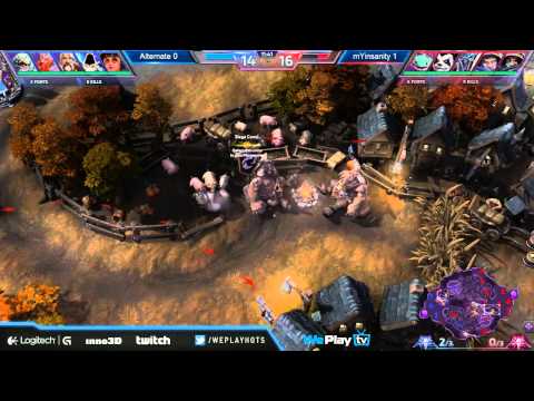 WePlay HOTS Invitational: mYi vs ATN | mYinsanity vs Team ALTERNATE (16.12.2014)