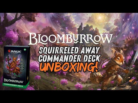 BLOOMBURROW "Squirreled Away" Collector Pack COMMANDER DECK / Unboxing