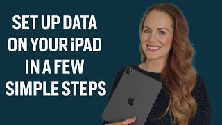 How to Get Data on your iPad | Simple Tutorial