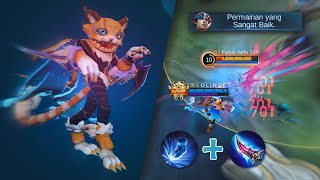 "LU TU BUKAN BALOY!!!" GAMEPLAY HELCUTE 🐱 ROAM STARLIGHT KUCING OREN BEST HIGHLIGHT MOBILE LEGEND