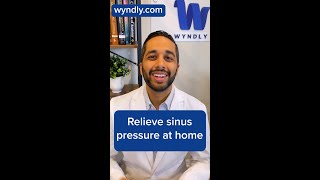 How do you relieve sinus pressure? #shorts