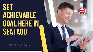 Part 86: Webinar Training|Set Achievable Goal In #seataoo? #online #hasslefree