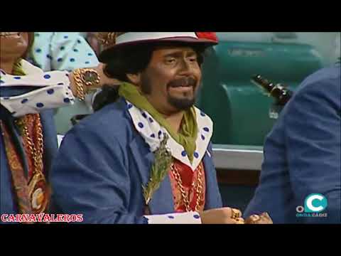 Chirigota ¡Qué caló! Preliminares. Pasodoble Cuando se entra por Cádiz.