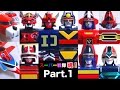 Super Sentai DX Mechas Part 1Goranger Flash Man 1975 1986 Wotafa S SENTAI Spirits