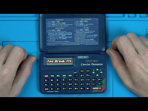 Broken SEIKO Thesaurus ER2000 with NO DISPLAY - Tea Break Fix