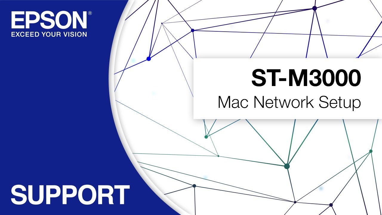 Epson WorkForce ST-M3000 Mac Network Setup