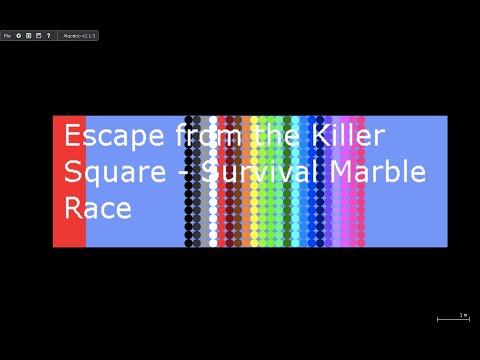 Escape from the Killer Square - Survival Marble Race