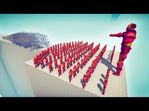 100x IRON MAN & GIANT vs EVERY GOD - 🏹Totally Accurate Battle Simulator TABS