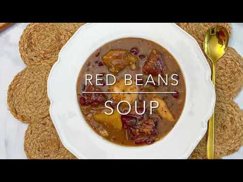 RED BEANS SOUP | CARIBBEAN SOUP | CARIBBEAN COMFORT FOOD || FRUGALLYT
