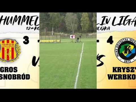 Mecz piłki nożnej Igros Krasnobród - Kryształ Werbkowice. 16.10.2021 r.