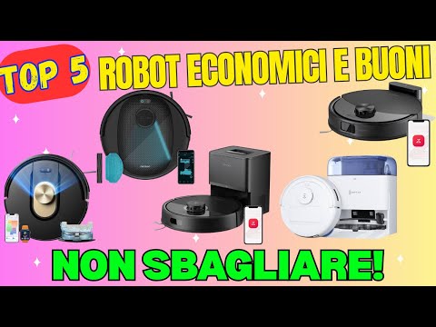 Migliori Robot Lavapavimenti 2025: Robot Aspirapolvere Economico con Mappatura 🏠