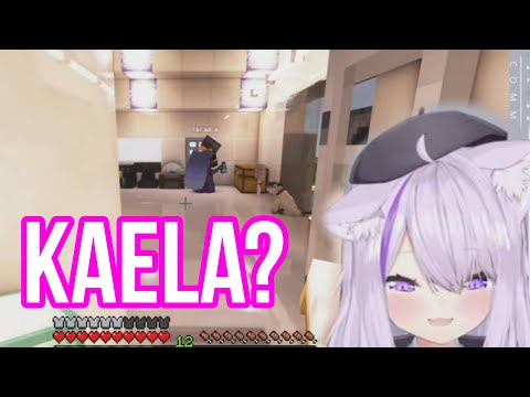 Nekomata Okayu Caught Kaela Sneaking Inside Her House | Minecraft [Hololive/Eng Sub]