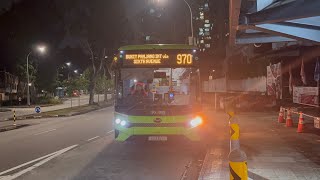SMRT Buses BYD BC12A04 (Batch 1) SG3371Y on Service 970