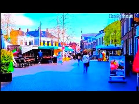 Walking In Oosterhout Netherlands In The Summer Time.