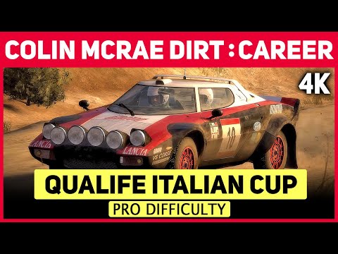 Colin McRae DiRT in 4K - Career - #28 Qualife Italian Cup - Pro Difficulty