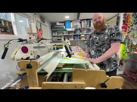 How to Load a Quilt onto a Longarm Quilting Machine