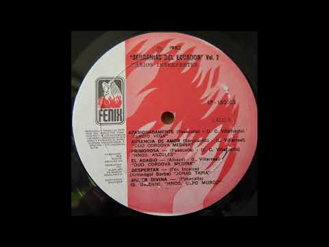 PASACALLE- APASIONADAMENTE- SERGIO VEGA- DEL L.P. MELODIAS DEL ECUADOR VOL. 2 www.discosfenix.com