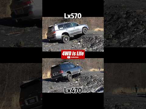 Lexus lx570 vs lexus lx470 Offroad comparison. #lexuslx570 #lexuslx470 #offroad