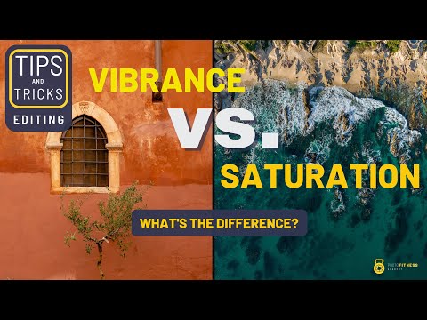 VIBRANCE vs. SATURATION - What's the Difference?
