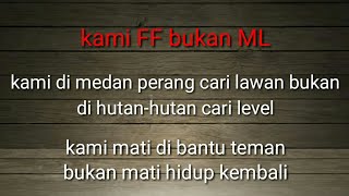 Download lagu kata kata anak ff buat ml 'FF vs ML' keren mp3 Download lagu kata kata anak ff buat ml 'FF vs ML' keren mp3
