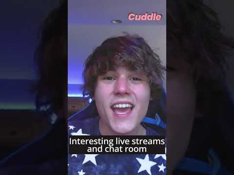 Cuddle is where you can voice chat with a random stranger.