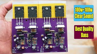 Download lagu High Quality 100w 100w Stereo Amplifier Circuit | Heavy Bass Given All Files mp3 Download lagu High Quality 100w 100w Stereo Amplifier Circuit | Heavy Bass Given All Files mp3