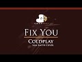 Coldplay - Fix You (Sam Smith Cover) - HIGHER Key Piano Karaoke Instrumental Coldplay - Fix You (Sam Smith Cover) - HIGHER Key Piano Karaoke Instrumental