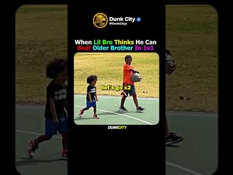 When Lil Bro Thinks He Can Beat Older Brother In 1v1